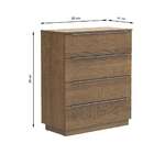 Comoda Madesa 4 Gavetas