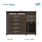 Cômoda Madri 1.7 - Café