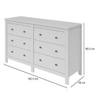 Cômoda Maggiore 6 Gavetas Móveis Lopas  Branco