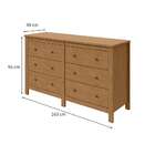 Cômoda Maggiore 6 Gv Amêndoa Clean