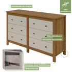 Cômoda Maggiore 6 Gv Rovere E Off White