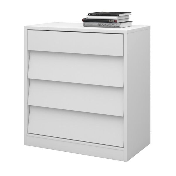 Cômoda Maia 4 Gavetas Mavaular Móveis Branco