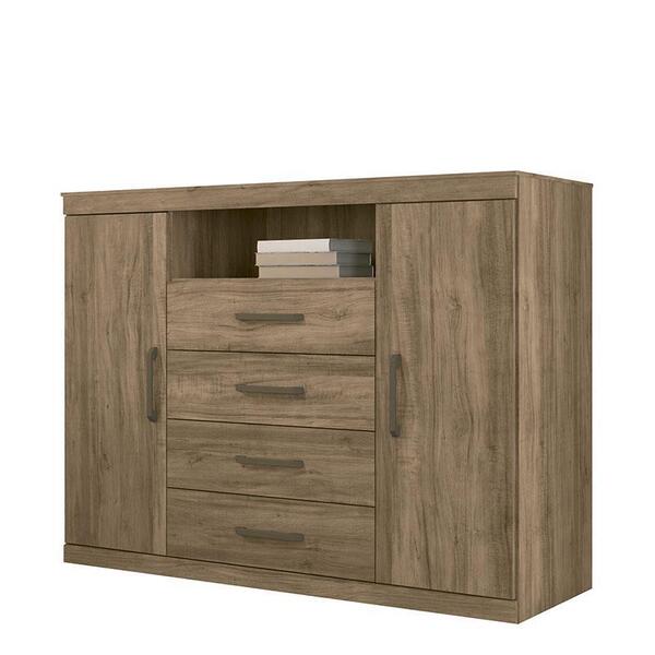 Cômoda Master 2 Portas E 4 Gavetas - Pr Móveis