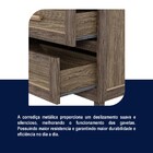 Cômoda Mato Grosso 1 Portas 3 Gavetas Com Espelho Imbuia Natu