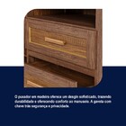 Cômoda Mato Grosso 1 Portas 3 Gavetas Com Espelho Ypê - Rodmó