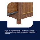 Cômoda Mato Grosso 1 Portas 3 Gavetas Com Espelho Ypê - Rodmó