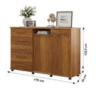 Cômoda Max 2 Portas E 6 Gavetas - Lukaliam Móveis