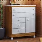 Cômoda Melida Nature Branco