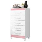 Comoda Milady 5 Gavetas Rosa
