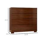 Cômoda Miray 4 Gv Jacarandá