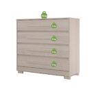 Cômoda Miray 4 Gv Vanilla