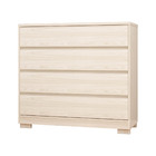 Cômoda Miray Vanilla 4 Gavetas Com Pés - Robel Móveis