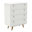 Cômoda Mode Plus 4 Gv Branca