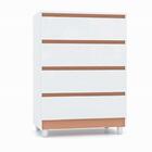 Cômoda Moderna E Resistente Com 4 Gavetas Espaçosas