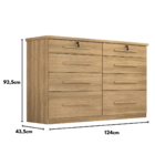 Comoda Monza 8 Gavetas