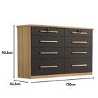 Comoda Monza 8 Gavetas