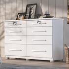 Comoda Monza 8 Gavetas Com Pés