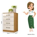 Cômoda Ms913 4 Gavetas - Moval