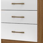 Cômoda Ms913 4 Gavetas Naturale Branco Moval