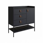 Cômoda Multifuncional Personal Quartos Preto