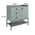 Cômoda Multifuncional Personal Quartos Verti