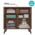 Cômoda Multimóveis Maria Retrô 2 Portas E 2 Gavetas Avelã/bra