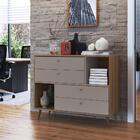 Comoda Multiuso 04 Gavetas 02 Nichos 110cm Proddy