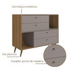 Comoda Multiuso 04 Gavetas 02 Nichos 110cm Proddy