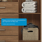 Cômoda Multiuso 1 Porta 6 Gavetas Com Pés E Espelho Marabá Sa