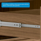 Cômoda Multiuso 1 Porta 6 Gavetas Com Pés Marabá Santos Andirá