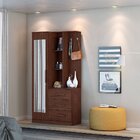 Cômoda Multiuso Brisa 1 Porta 3 Gavetas com Espelho Demóbile