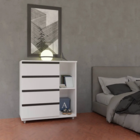 Cômoda Multiuso Star 4 Gavetas