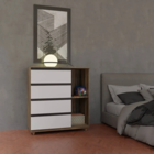 Cômoda Multiuso Star 4 Gavetas