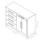 Cômoda Muskogee Branco