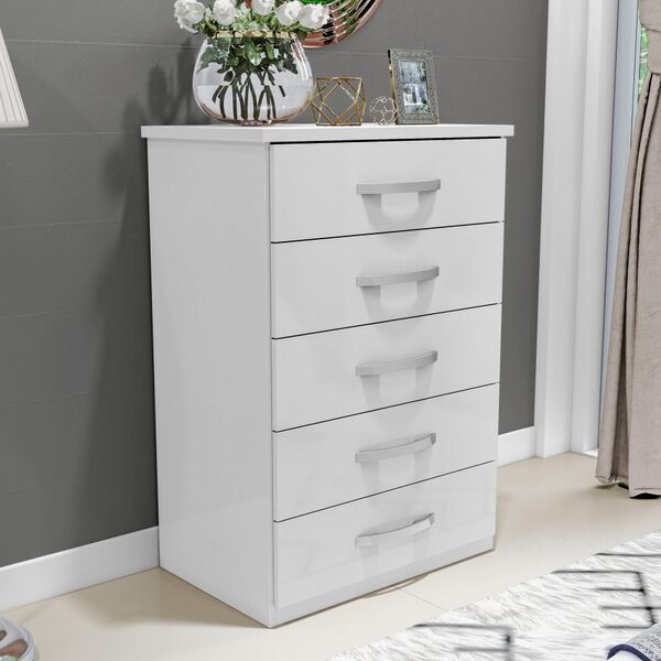 Comoda Mx Moveis Salvador 5 Gavetas Branco