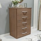 Comoda Mx Moveis Salvador 5 Gavetas Marrom