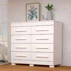 Cômoda Nalu 8 Gv Branca