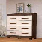 Cômoda Nalu 8 Gv Café E Off White