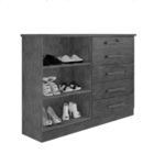 Cômoda New Athos 5 Gavetas Com Sapateira D Doro Móveis -branco