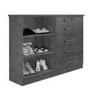 Cômoda New Athos 5 Gavetas Com Sapateira D Doro Móveis - Cina