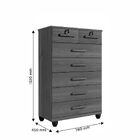 Cômoda New Barcelona 7 Gavetas Benetil Branco