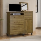 Cômoda New Brilhante Imbuia – Fabri Móveis