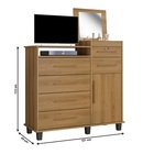 Cômoda New Brilhante Nature - Fabri Móveis