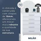 Cômoda New Florença Benetil Branco