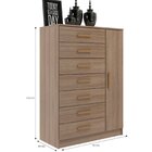 Cômoda New Mônaco Mdp Corrediça Plástica  Demolição