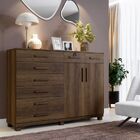 Cômoda New Triunfo 8 Gavetas 2 Portas Imbuia