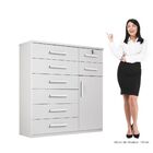 Cômoda New Vitória 1 Porta 8 Gavetas Benetil Branco