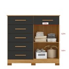 Cômoda New Xangai Nature/titanium - Albatroz