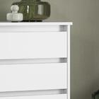 Cômoda Nina 5 Gavetas Espaçosas Pés Palito Retrô Anti-umidade