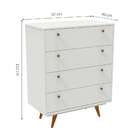 Cômoda Nouve Plus 4 Gv Branca